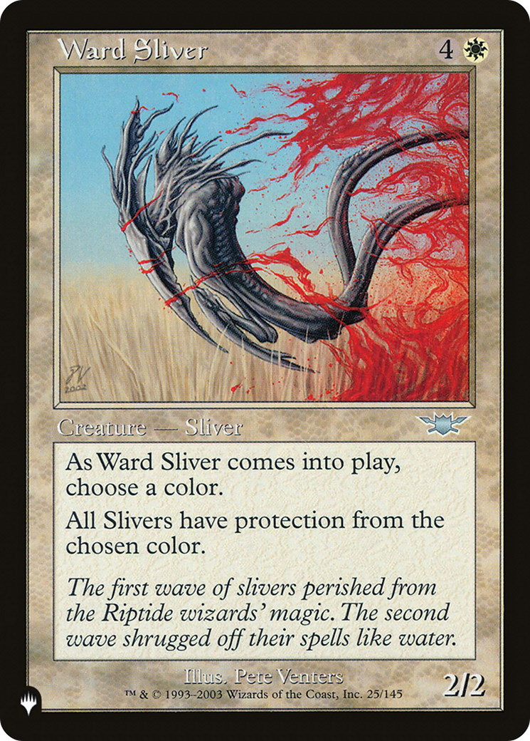 Ward Sliver [The List Reprints] | Cards and Coasters CA