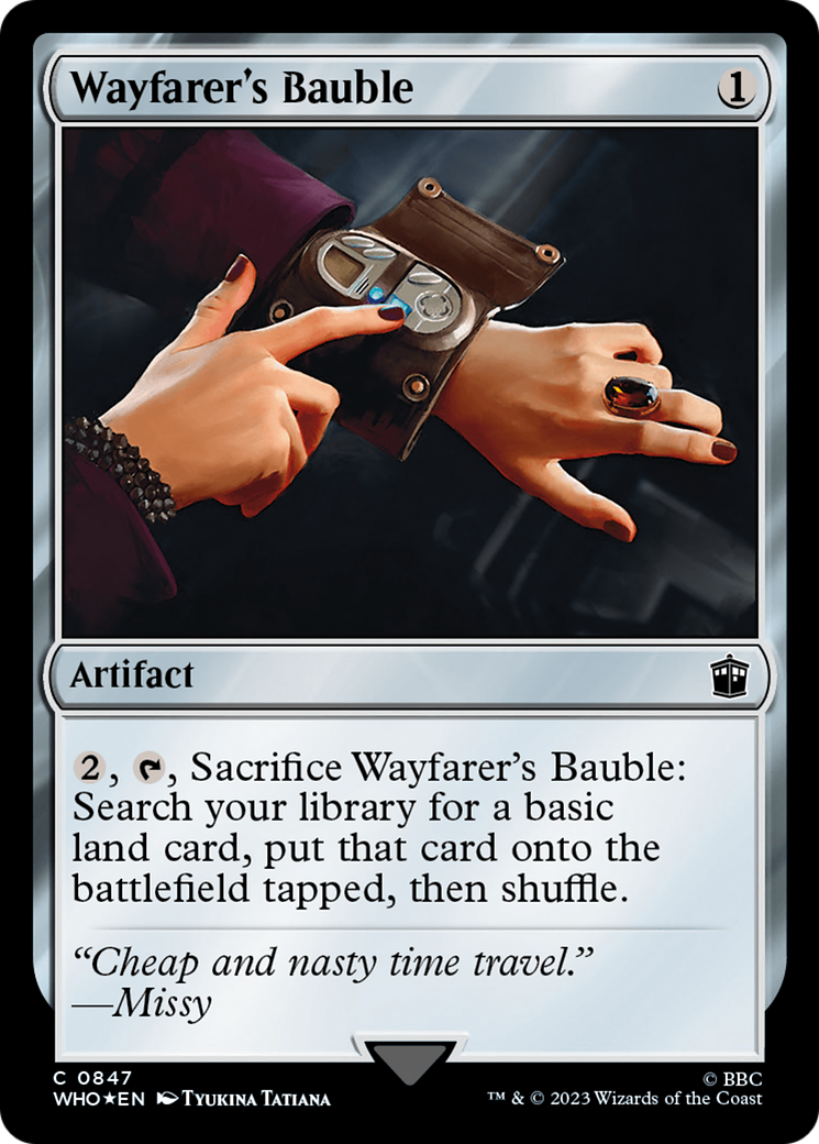 Wayfarer's Bauble (Surge Foil) [Doctor Who] | Cards and Coasters CA