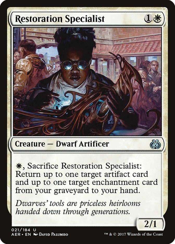 Restoration Specialist [Aether Revolt] | Cards and Coasters CA