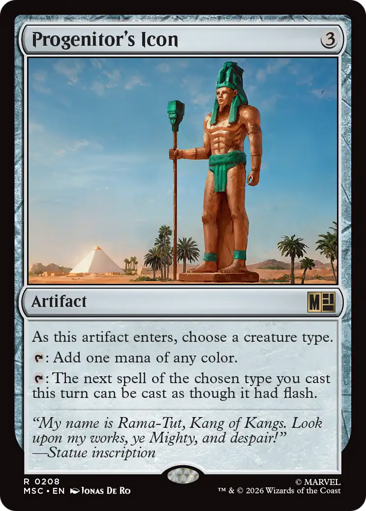 Progenitor's Icon (Surge Foil) [Marvel Super Heroes Commander] | Cards and Coasters CA
