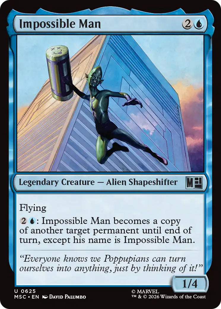 Impossible Man [Marvel Super Heroes Commander] | Cards and Coasters CA