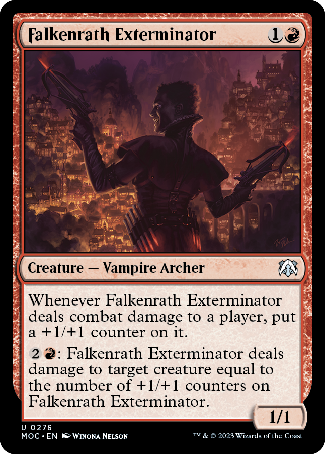 Falkenrath Exterminator [March of the Machine Commander] | Cards and Coasters CA