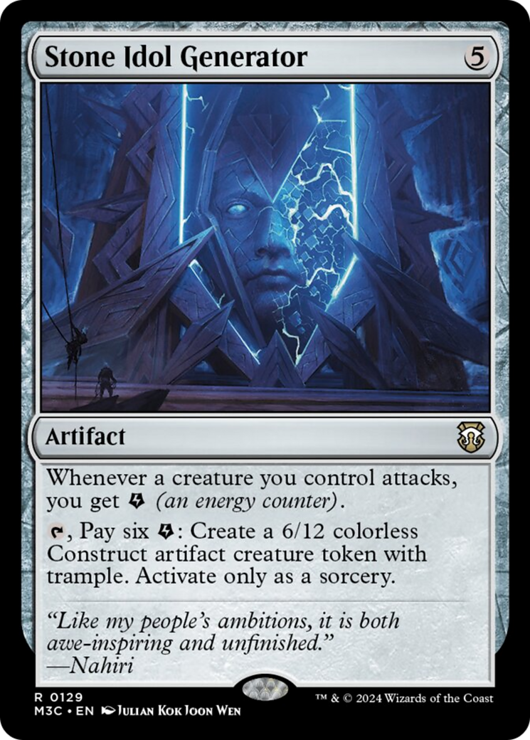 Stone Idol Generator [Modern Horizons 3 Commander] | Cards and Coasters CA