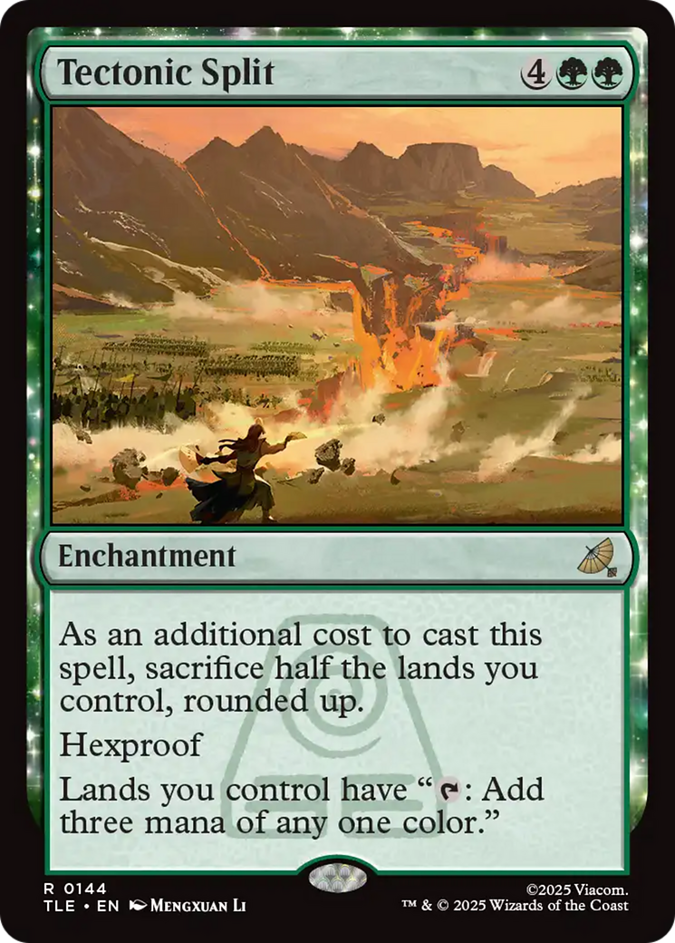 Tectonic Split [Avatar: The Last Airbender: Eternal-Legal] | Cards and Coasters CA