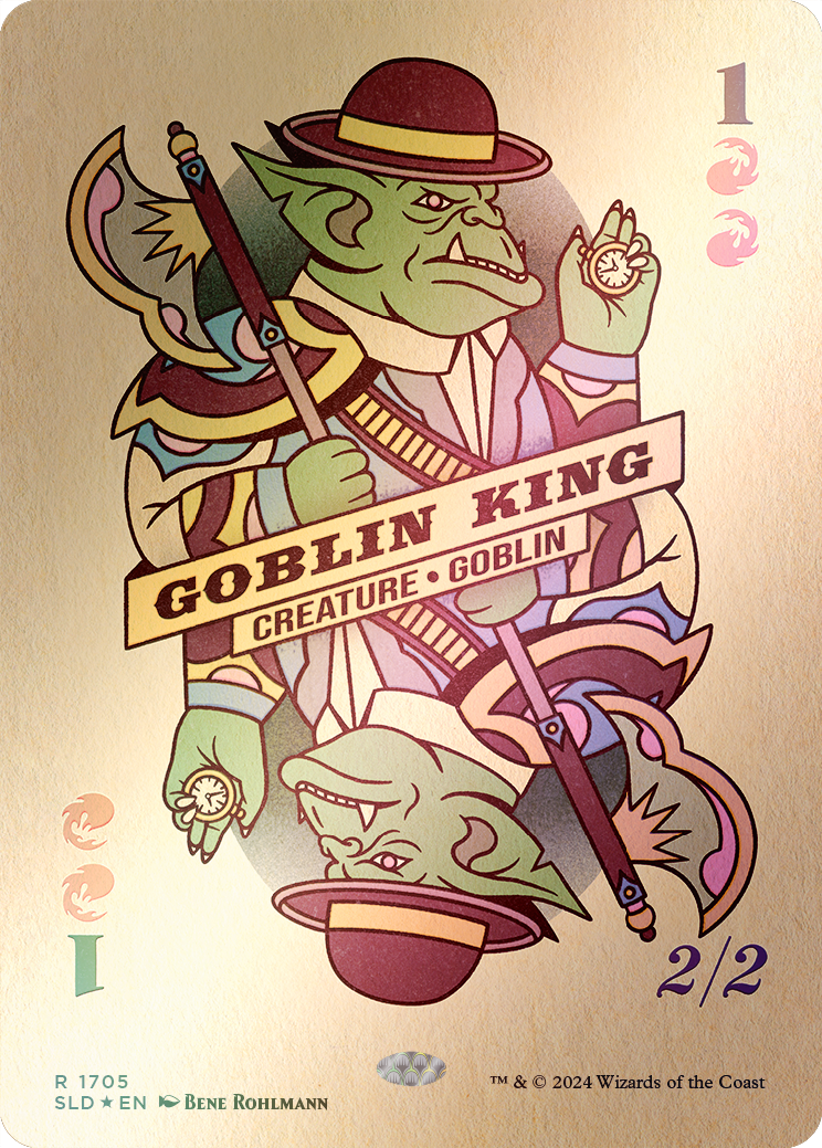 Goblin King (1705) (Rainbow Foil) [Secret Lair Drop Series] | Cards and Coasters CA