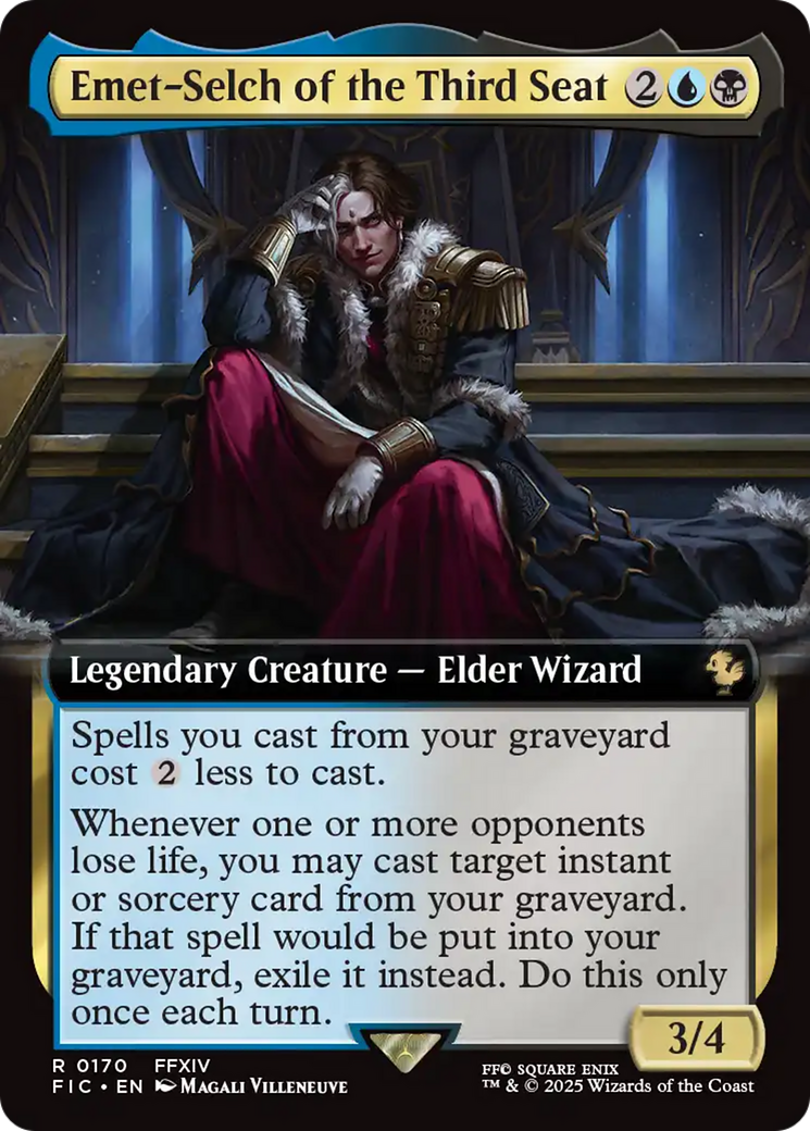 Emet-Selch of the Third Seat (Extended Art) [FINAL FANTASY Commander] | Cards and Coasters CA