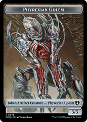 Phyrexian Golem // Ox Double-Sided Token [Commander Masters Tokens] | Cards and Coasters CA