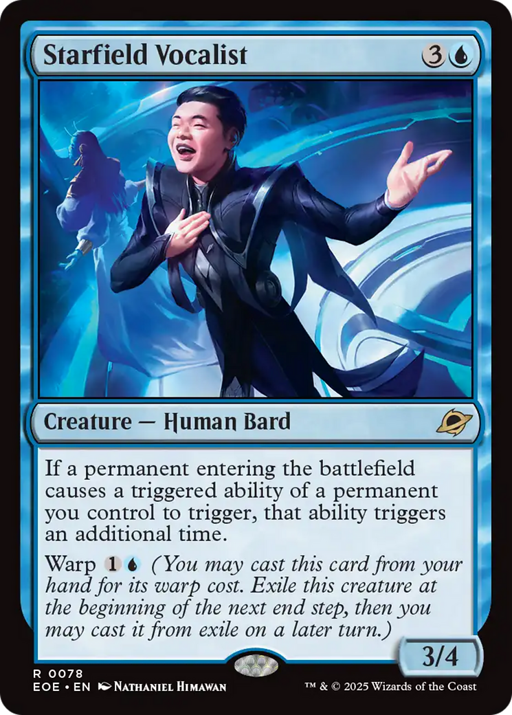 Starfield Vocalist [Edge of Eternities] | Cards and Coasters CA