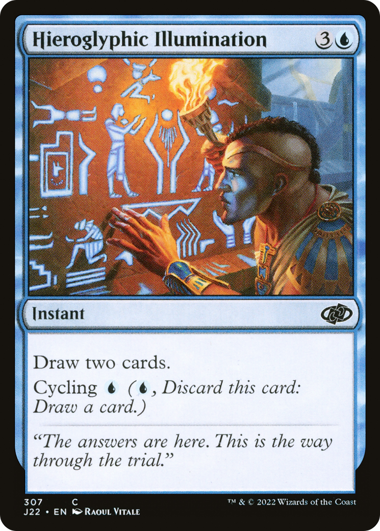 Hieroglyphic Illumination [Jumpstart 2022] | Cards and Coasters CA