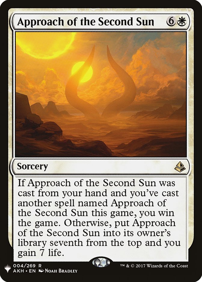 Approach of the Second Sun [Mystery Booster] | Cards and Coasters CA