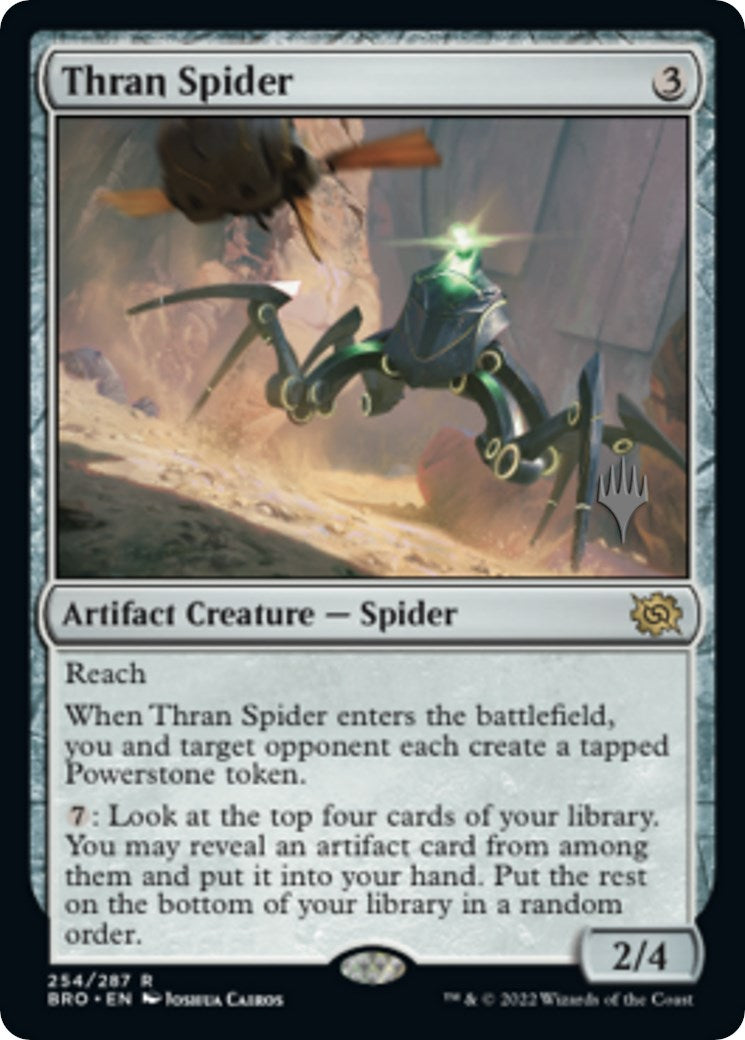 Thran Spider (Promo Pack) [The Brothers' War Promos] | Cards and Coasters CA