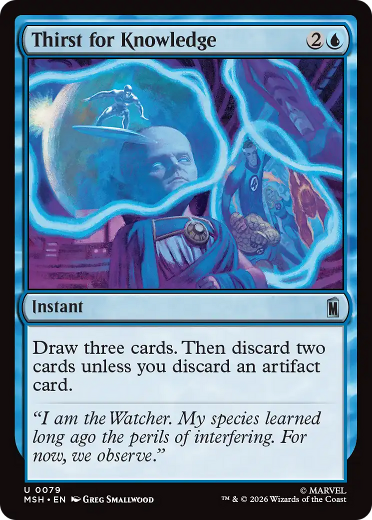 Thirst for Knowledge [Marvel Super Heroes] | Cards and Coasters CA