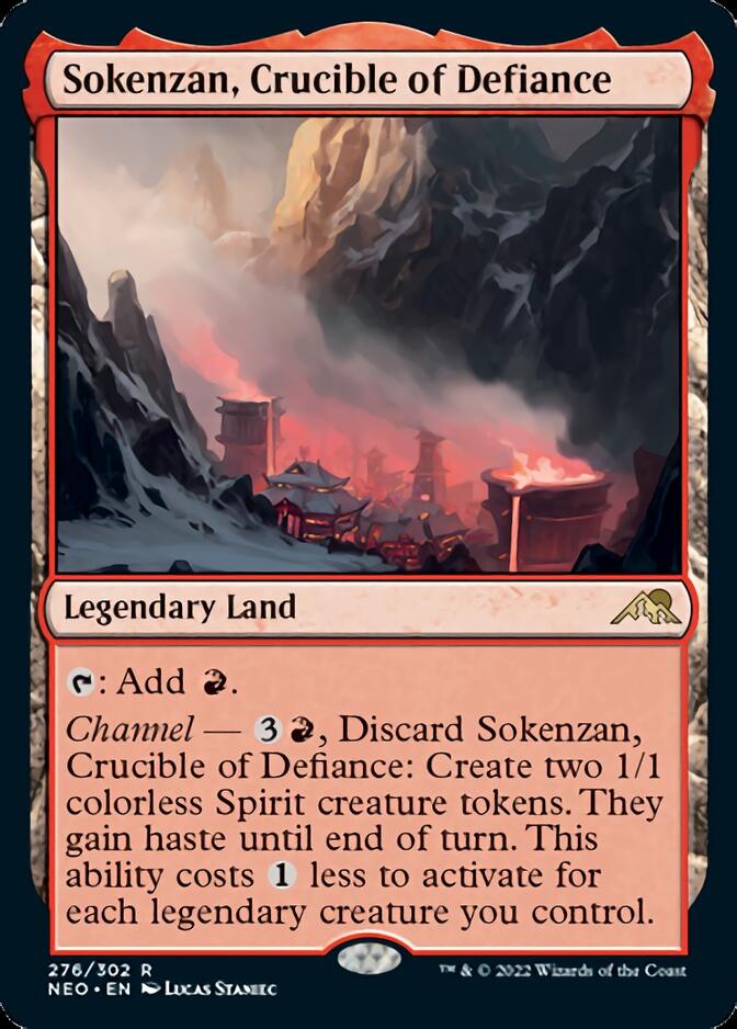 Sokenzan, Crucible of Defiance [Kamigawa: Neon Dynasty] | Cards and Coasters CA