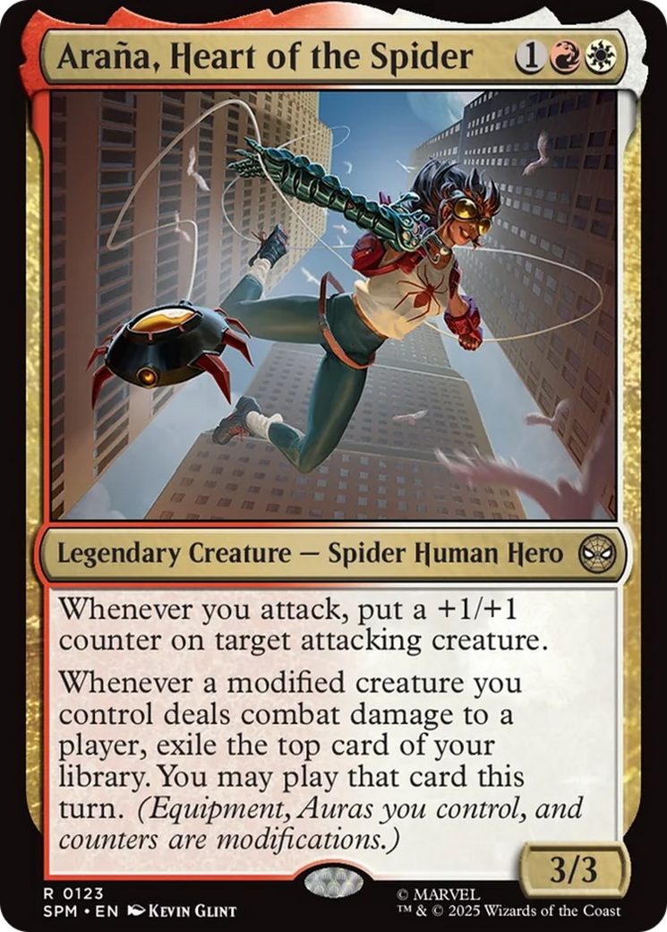 Arana, Heart of the Spider [Marvel's Spider-Man] | Cards and Coasters CA