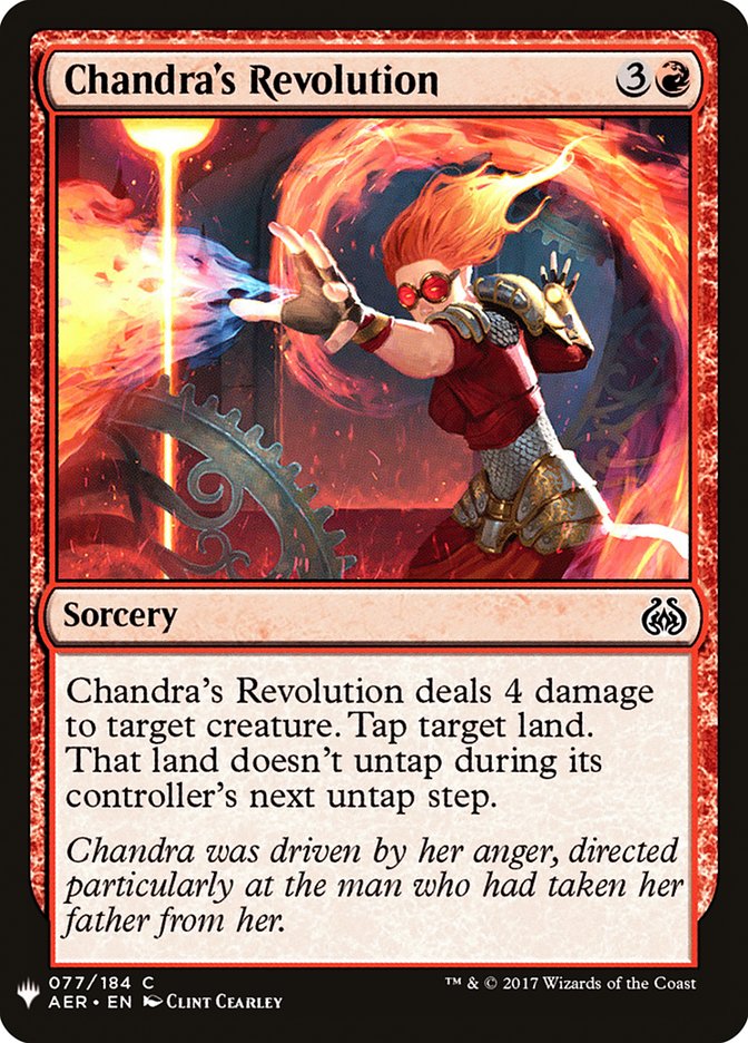 Chandra's Revolution [Mystery Booster] | Cards and Coasters CA