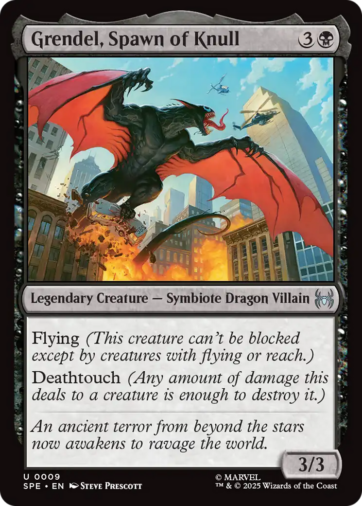 Grendel, Spawn of Knull [Marvel's Spider-Man: Eternal-Legal] | Cards and Coasters CA