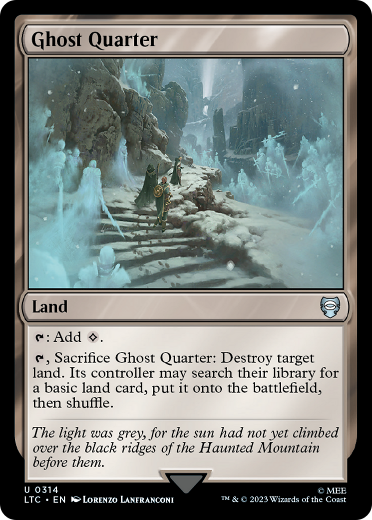 Ghost Quarter [The Lord of the Rings: Tales of Middle-Earth Commander] | Cards and Coasters CA