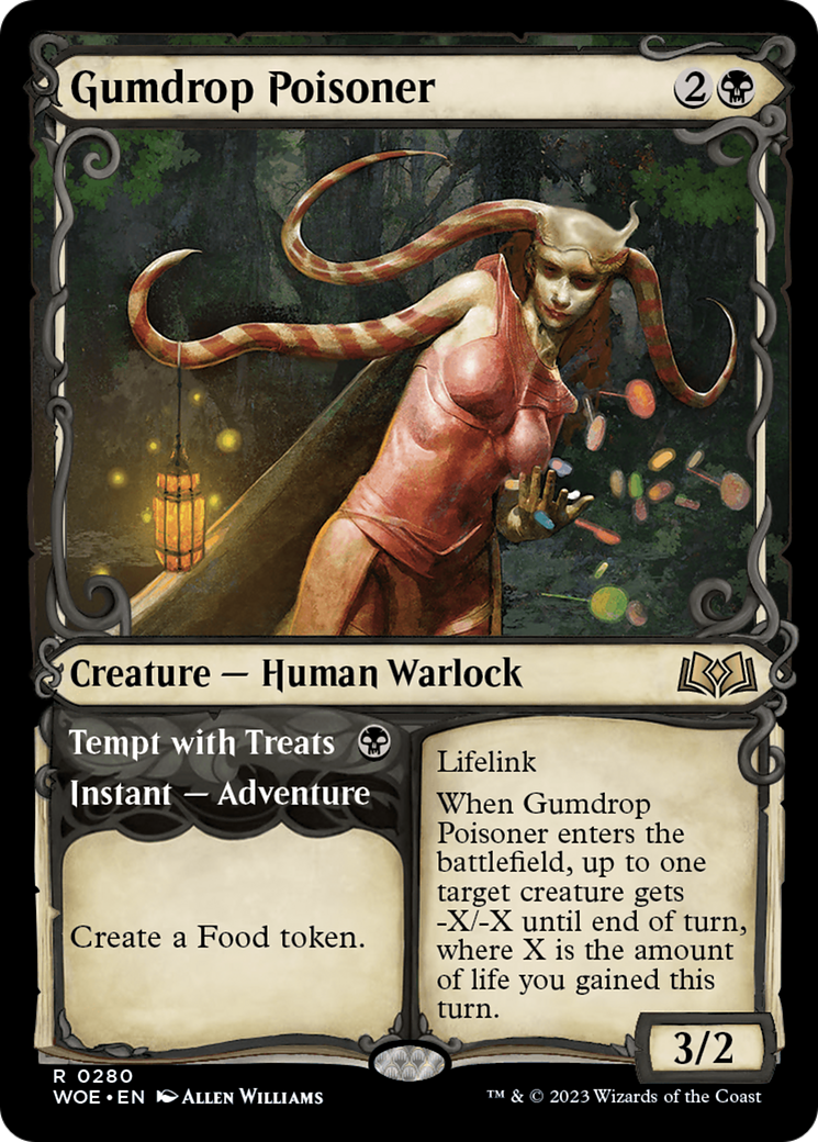 Gumdrop Poisoner // Tempt with Treats (Showcase) [Wilds of Eldraine] | Cards and Coasters CA