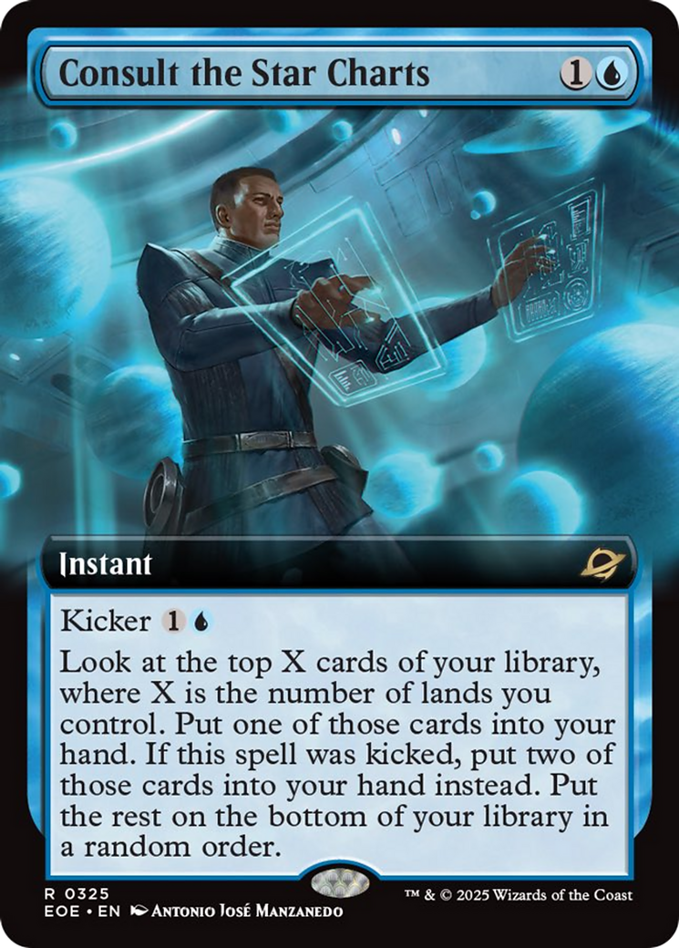 Consult the Star Charts (Extended Art) [Edge of Eternities] | Cards and Coasters CA