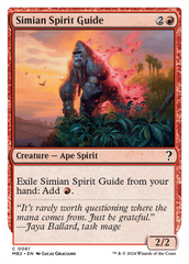 Simian Spirit Guide (White Border) [Mystery Booster 2] | Cards and Coasters CA