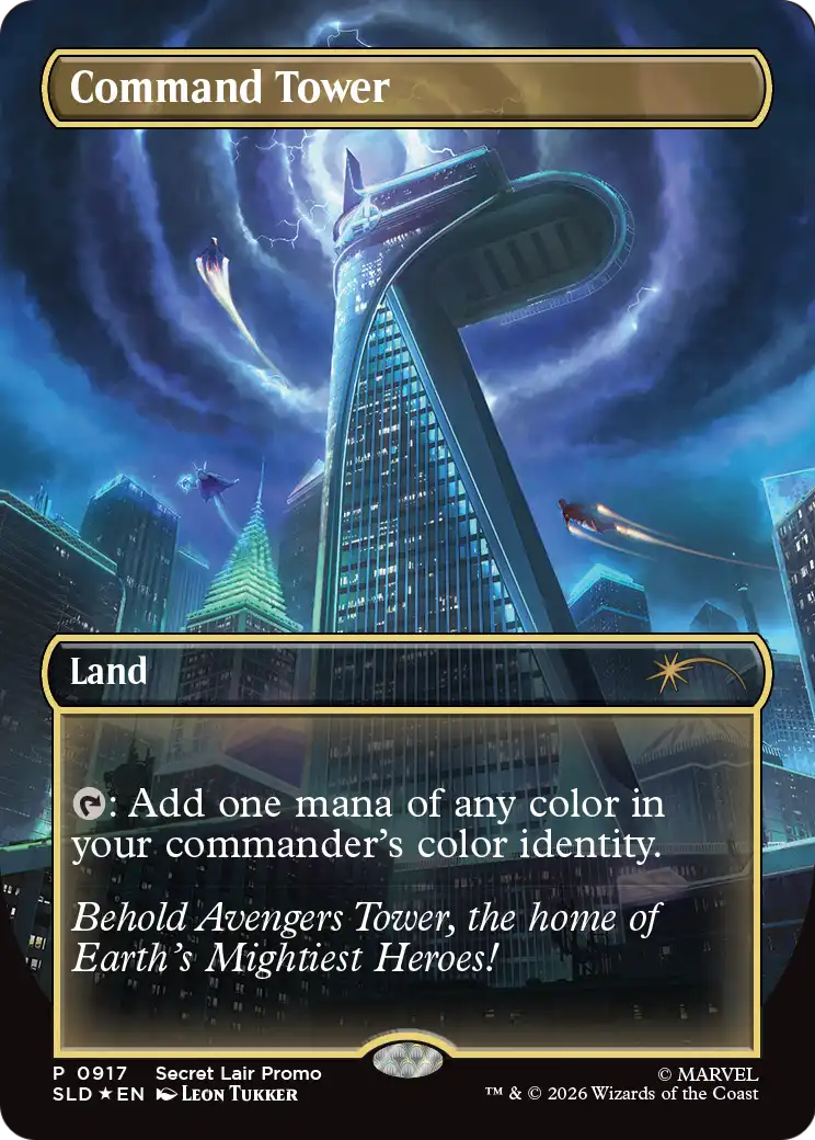 Command Tower (0917) [Secret Lair Drop Series] | Cards and Coasters CA