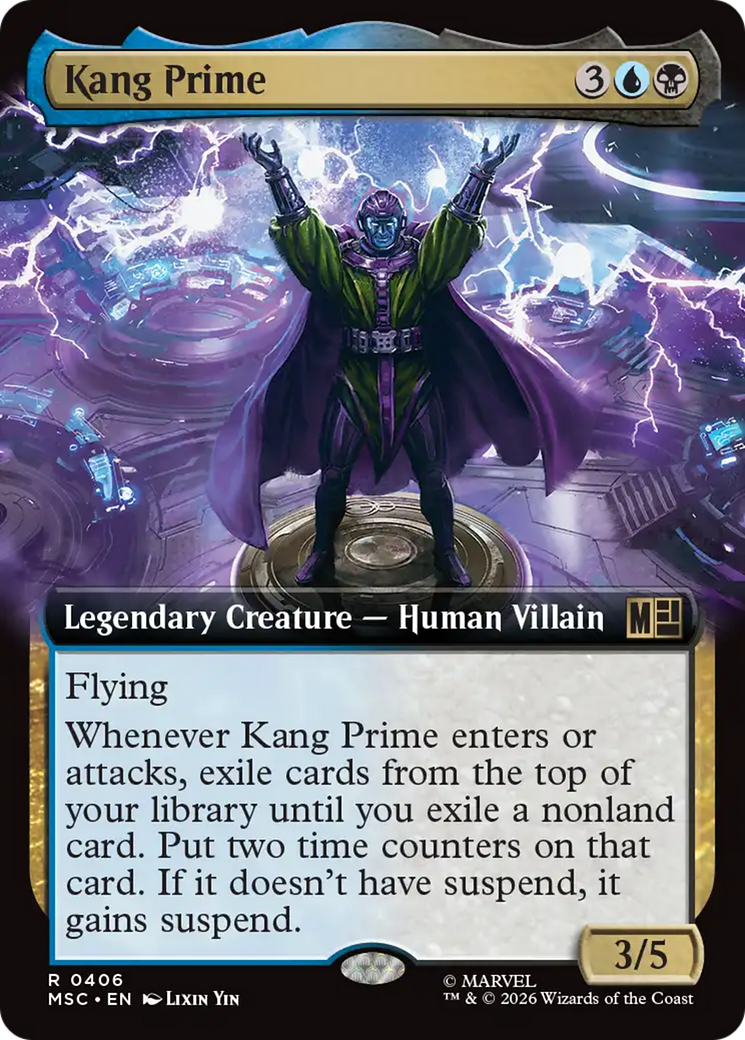 Kang Prime (Extended Art) [Marvel Super Heroes Commander] | Cards and Coasters CA