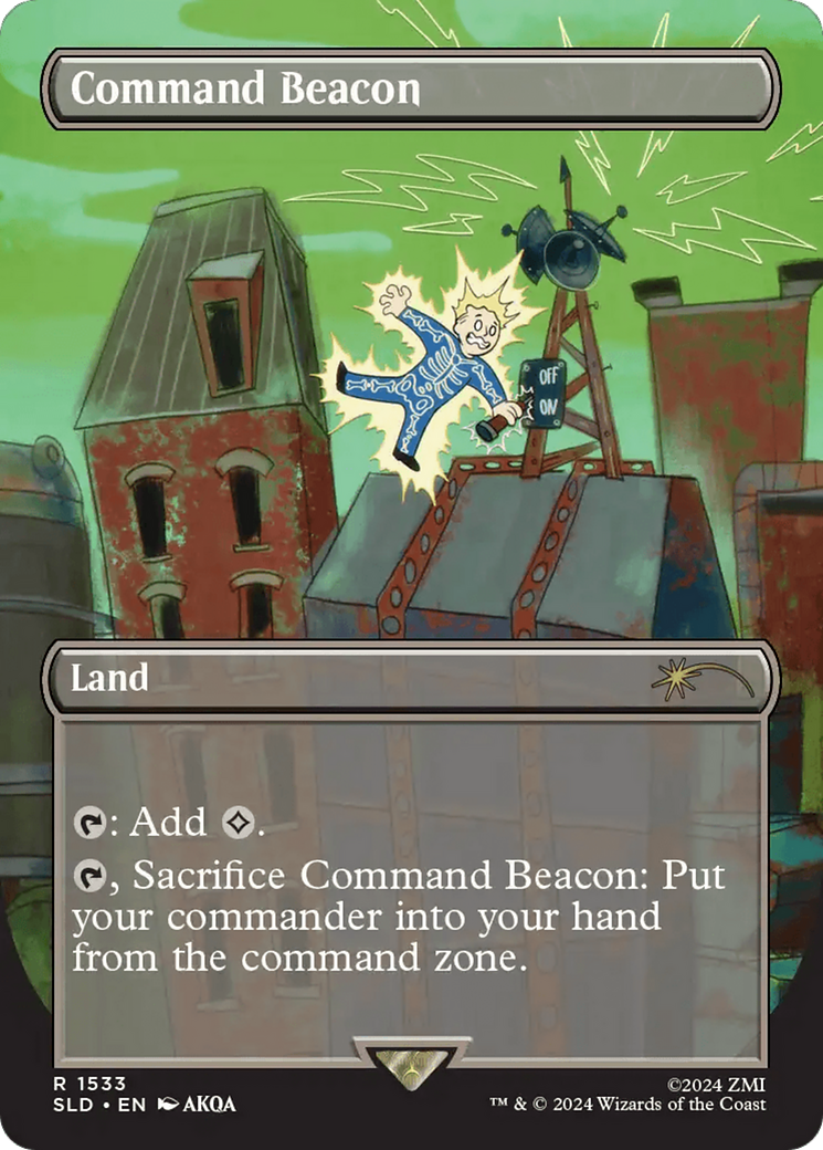 Command Beacon (Rainbow Foil) [Secret Lair Drop Series] | Cards and Coasters CA