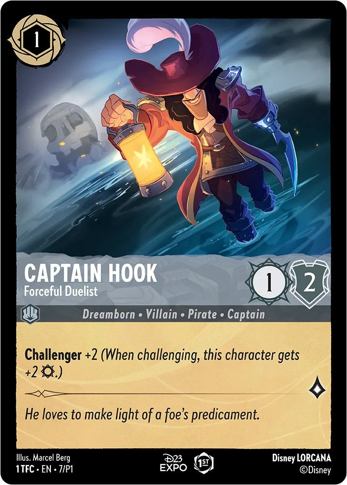 Captain Hook (7) [D23 Promos] | Cards and Coasters CA