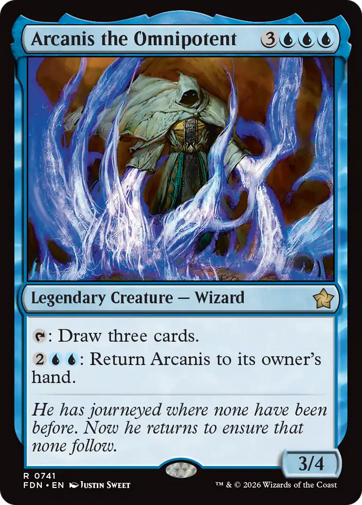 Arcanis the Omnipotent (0741) [Foundations] | Cards and Coasters CA