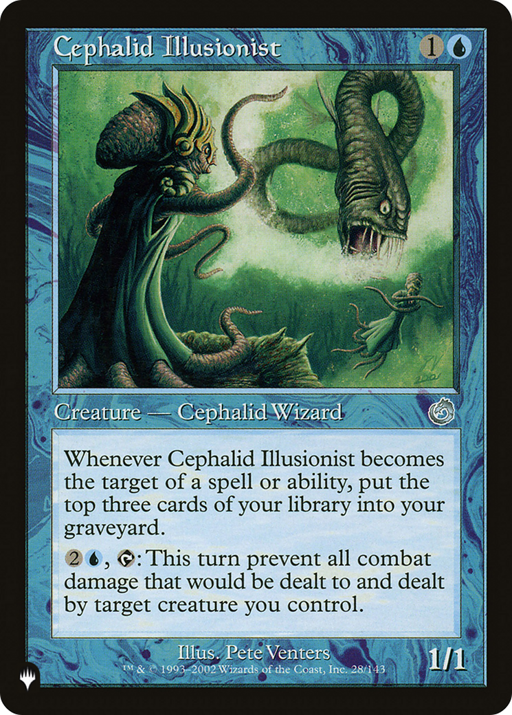 Cephalid Illusionist [The List Reprints] | Cards and Coasters CA