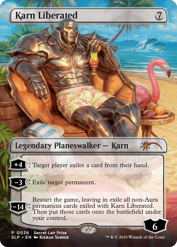 Karn Liberated [Secret Lair Showdown] | Cards and Coasters CA