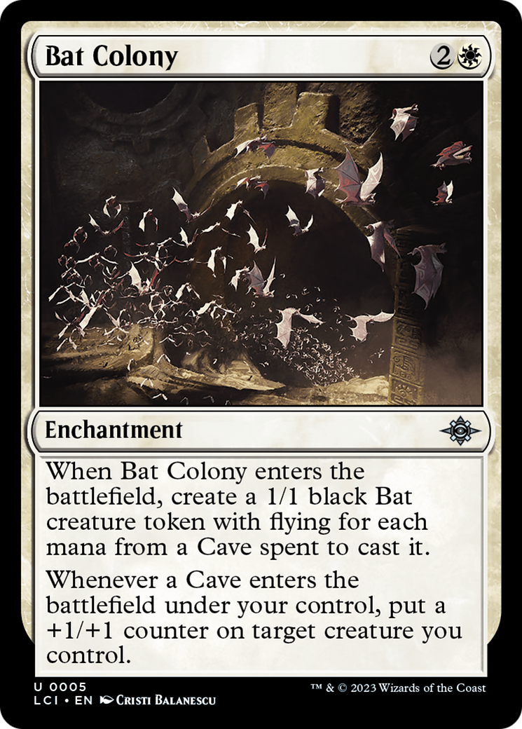 Bat Colony [The Lost Caverns of Ixalan] | Cards and Coasters CA