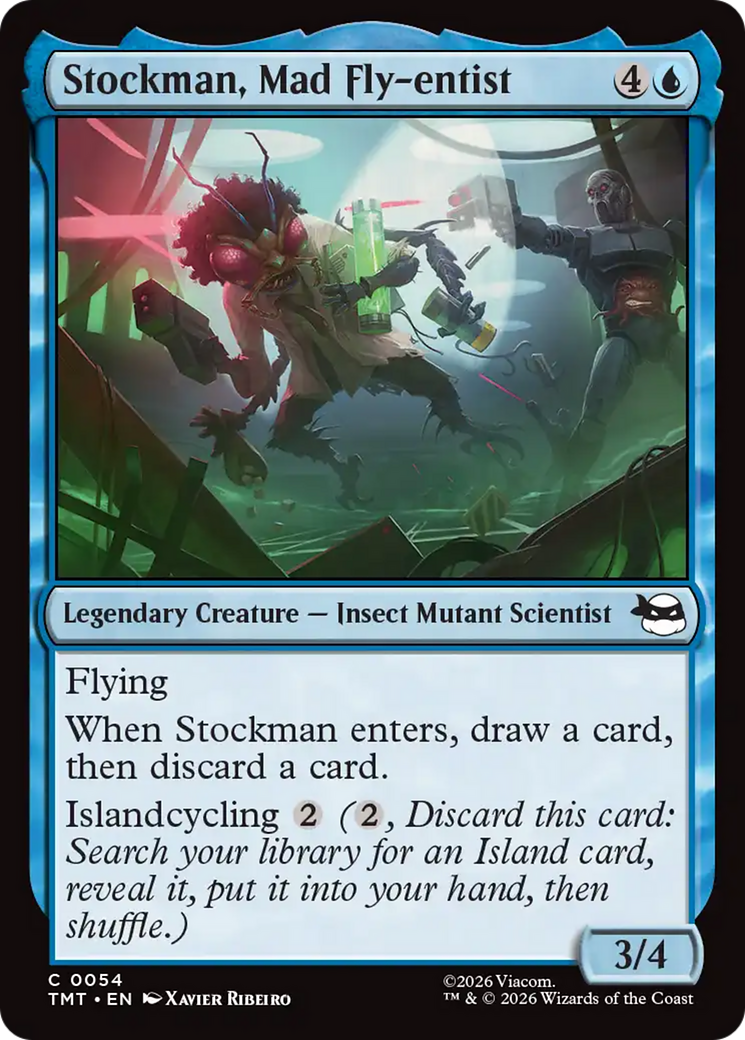 Stockman, Mad Fly-entist [Teenage Mutant Ninja Turtles] | Cards and Coasters CA