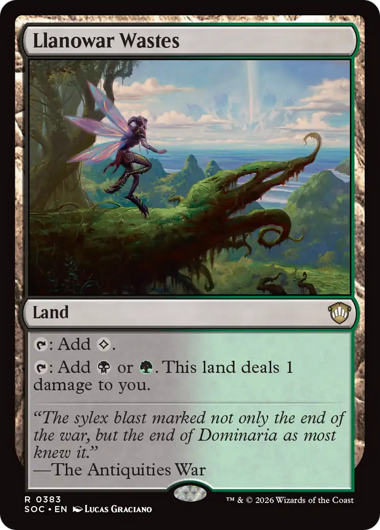 Llanowar Wastes [Secrets of Strixhaven Commander] | Cards and Coasters CA