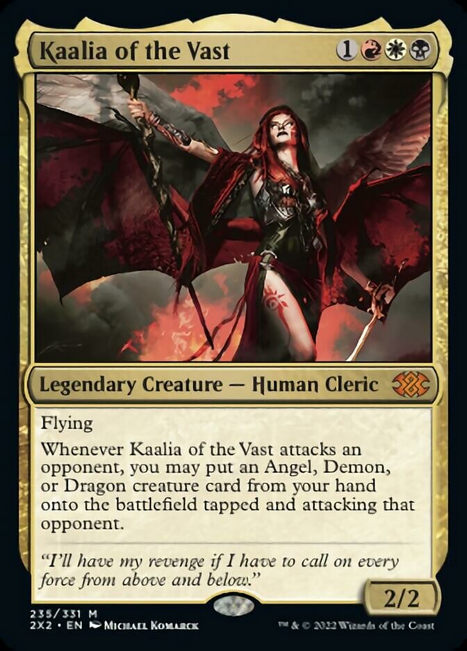 Kaalia of the Vast [Double Masters 2022] | Cards and Coasters CA