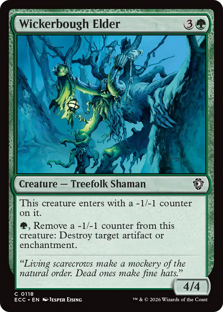 Wickerbough Elder [Lorwyn Eclipsed Commander] | Cards and Coasters CA
