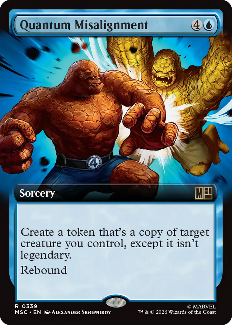 Quantum Misalignment (Extended Art) [Marvel Super Heroes Commander] | Cards and Coasters CA