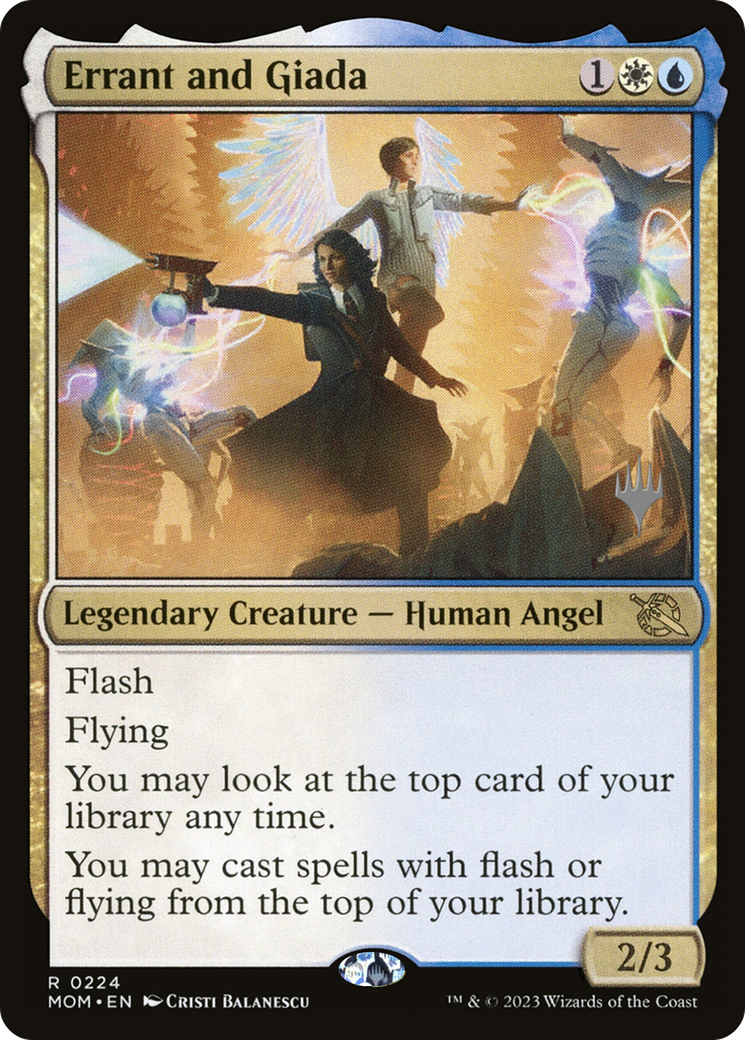 Errant and Giada (Promo Pack) [March of the Machine Promos] | Cards and Coasters CA