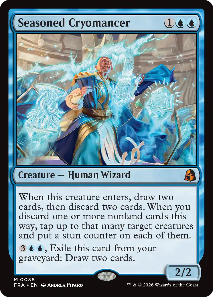 Seasoned Cryomancer [Reality Fracture] | Cards and Coasters CA