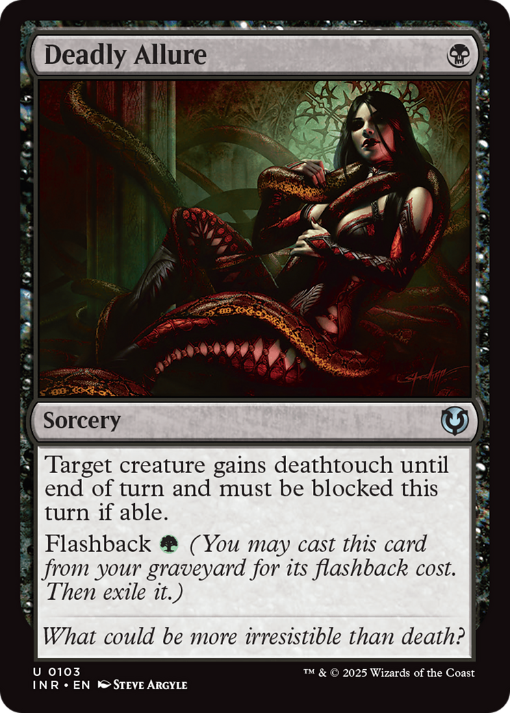Deadly Allure [Innistrad Remastered] | Cards and Coasters CA