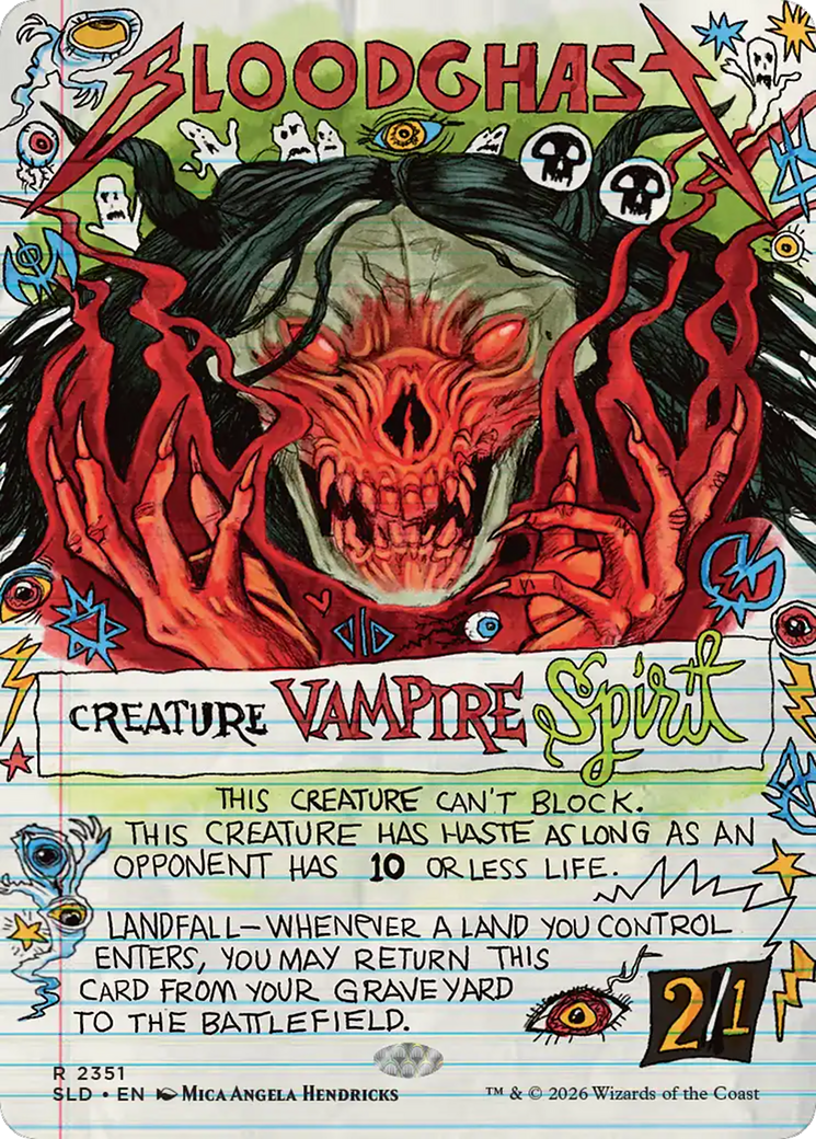 Bloodghast (2351) [Secret Lair Drop Series] | Cards and Coasters CA