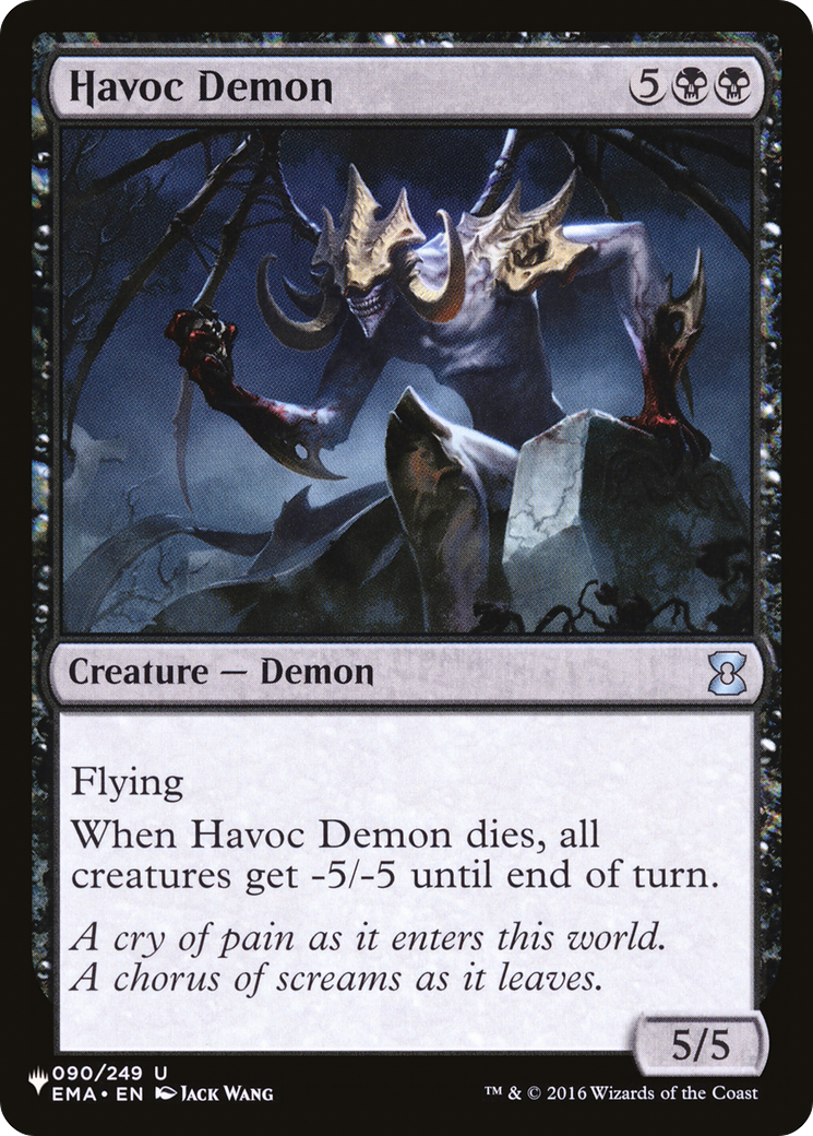 Havoc Demon [The List Reprints] | Cards and Coasters CA