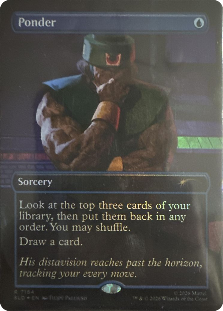 Ponder (7184) [Secret Lair Drop Series] | Cards and Coasters CA