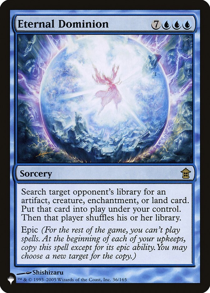 Eternal Dominion [The List] | Cards and Coasters CA