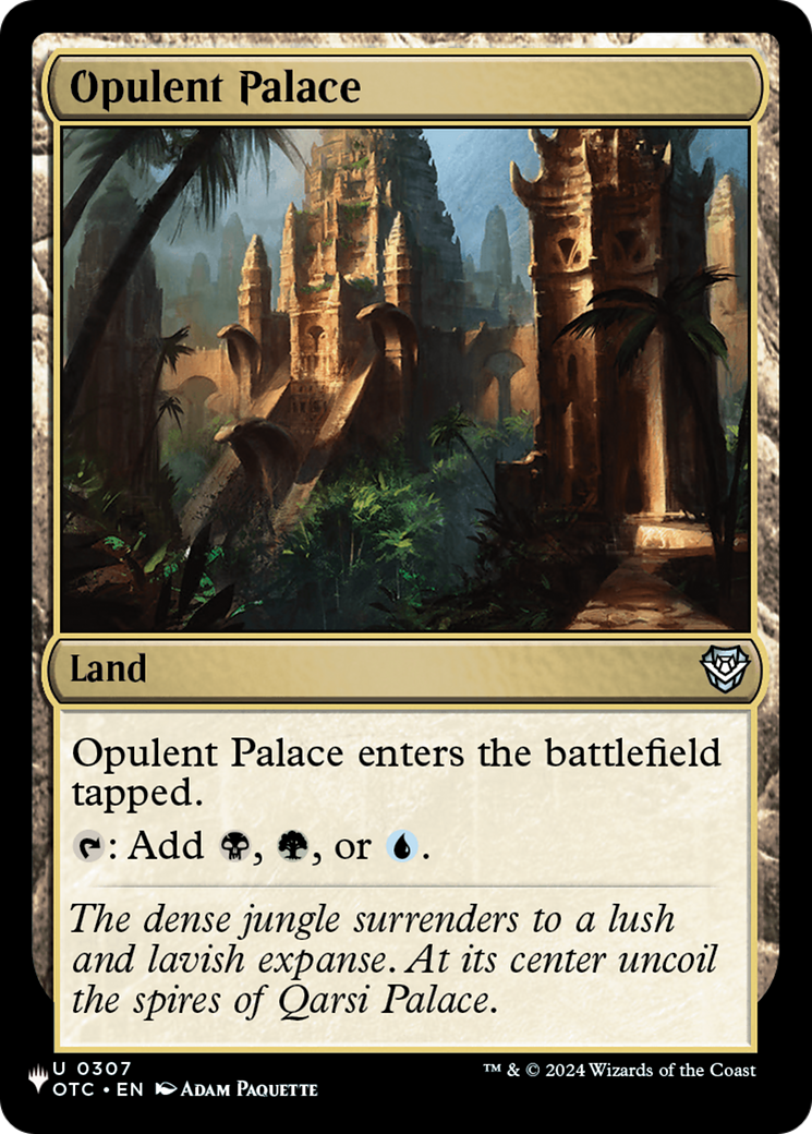 Opulent Palace (OTC) [The List] | Cards and Coasters CA