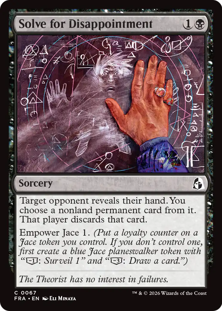 Solve for Disappointment [Reality Fracture] | Cards and Coasters CA