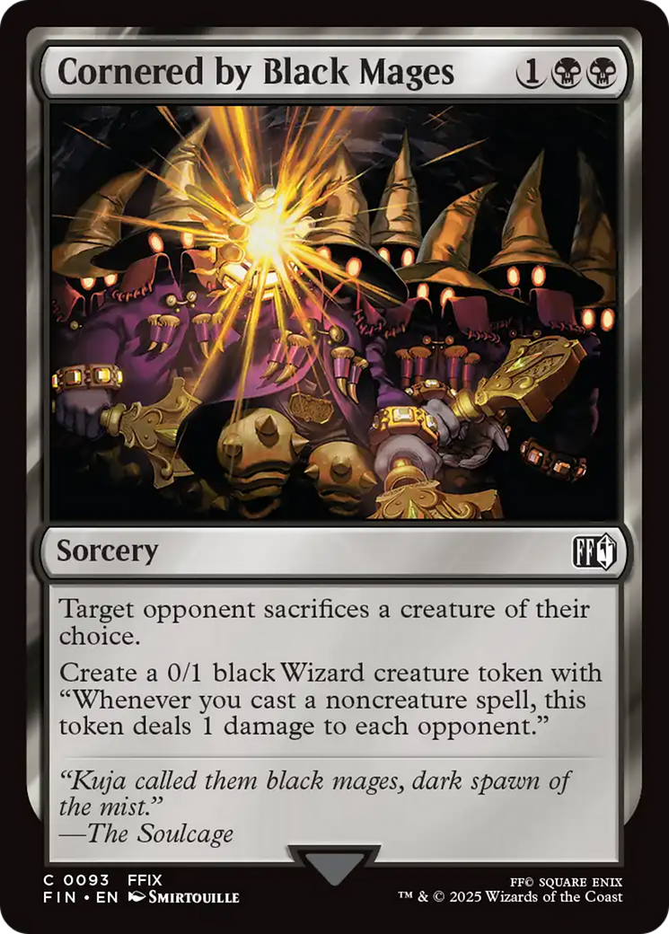 Cornered by Black Mages [FINAL FANTASY] | Cards and Coasters CA