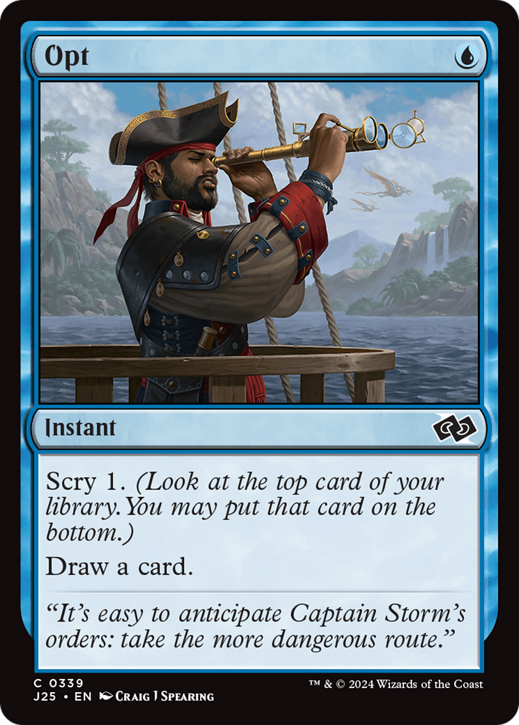 Opt [Foundations Jumpstart] | Cards and Coasters CA