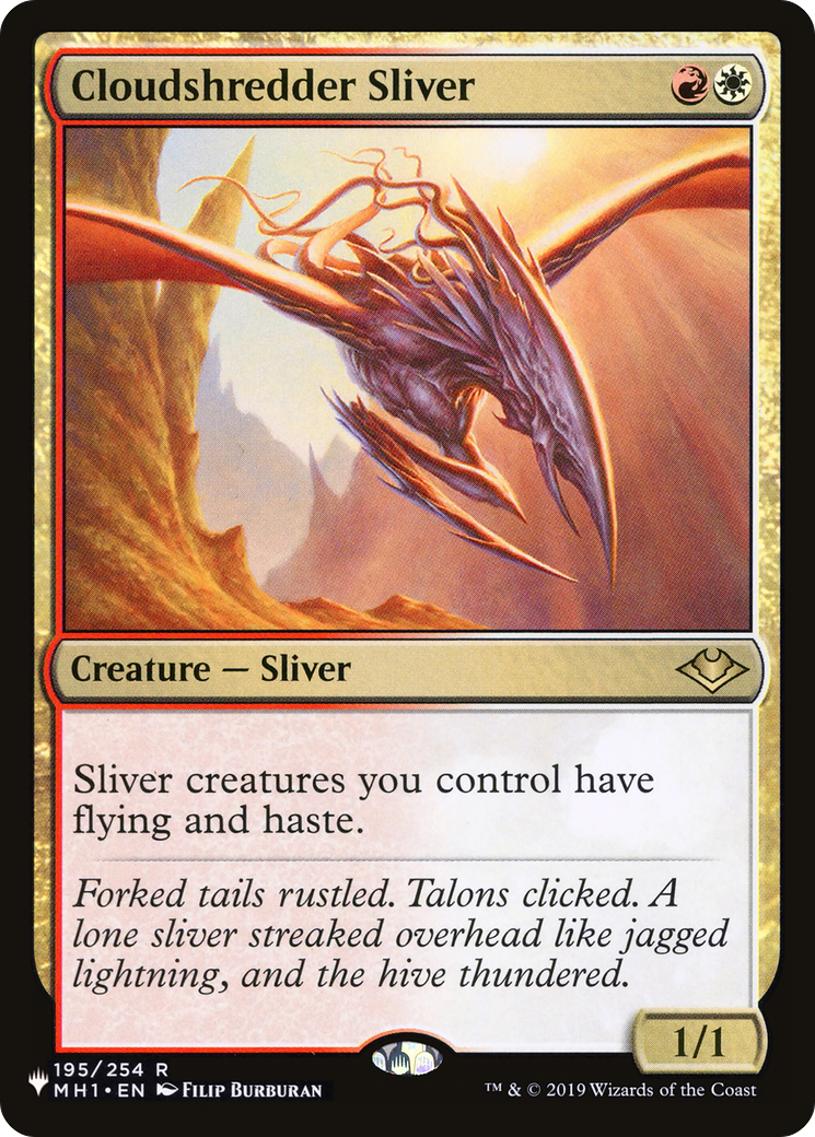 Cloudshredder Sliver (MH1) [The List] | Cards and Coasters CA