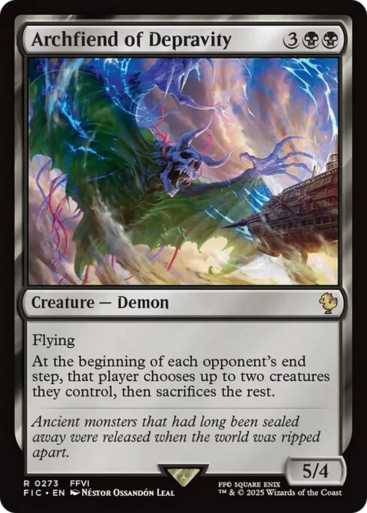 Archfiend of Depravity [FINAL FANTASY Commander] | Cards and Coasters CA